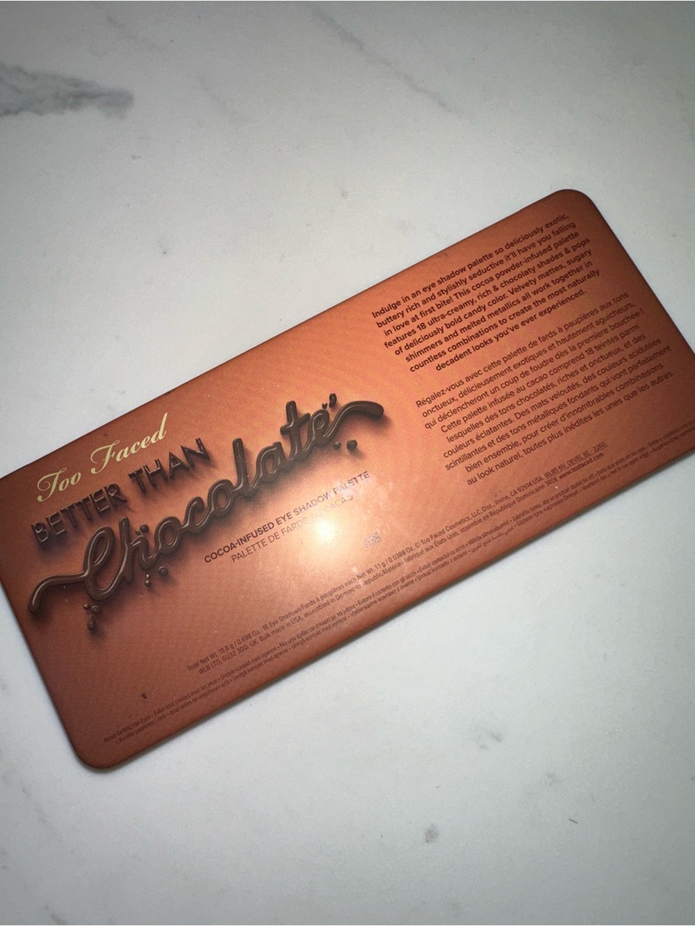 Too Faced better than chocolate eyeshadow palette - Picture 3 of 3